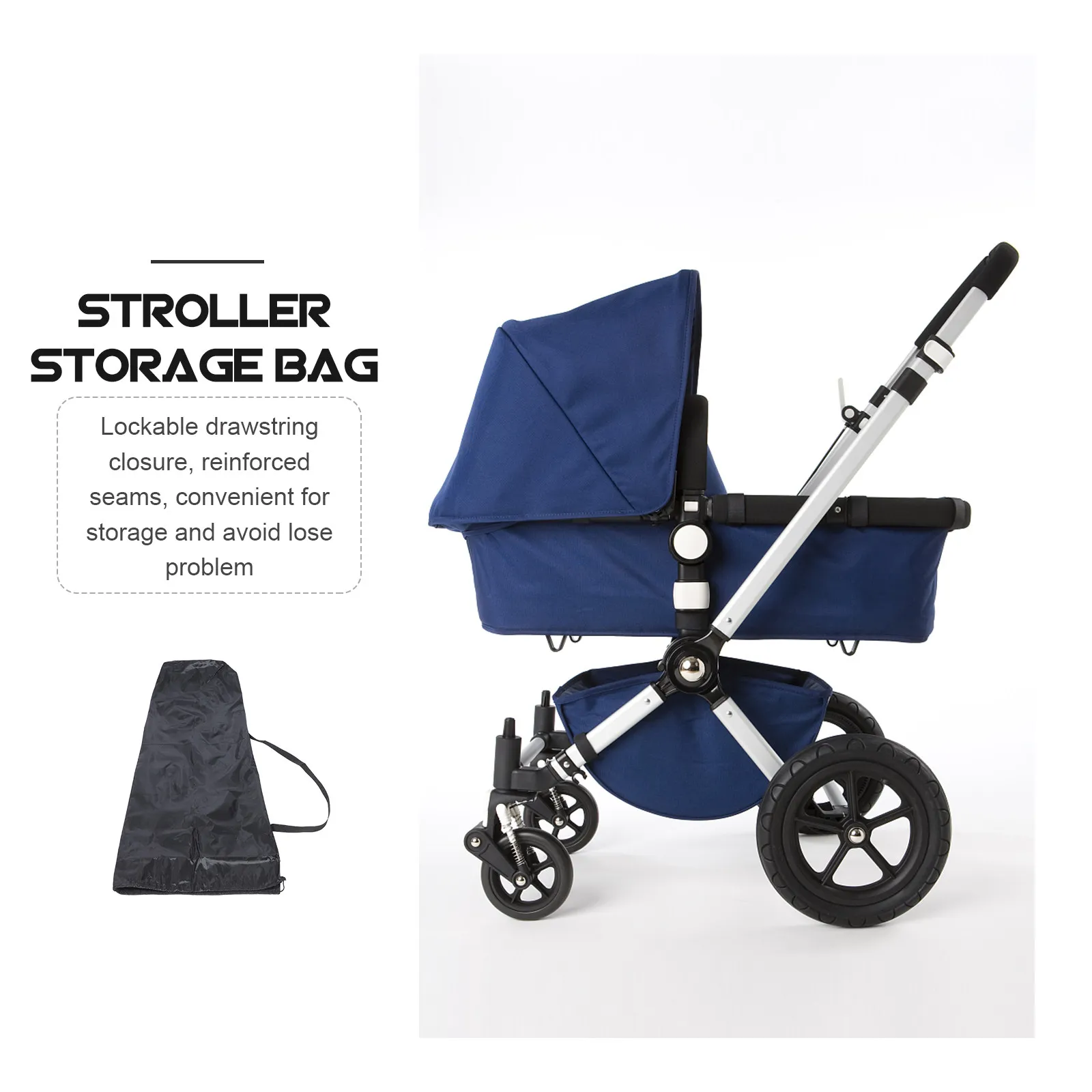 

Baby Stroller Storage Bag Heavy Duty Water Resistant Oxford Cloth Travel Stroller Cover Airplane Gate Check Bag