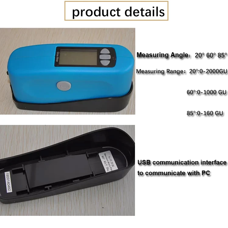 auto gloss meter 0-1000 GU 60 degree gloss testing machine