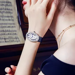 ROCOS Leather Watch for Women Elegant Luxury Brand Ladies Oval Quartz Watch Fashion Best Selling Drop Shipping Dress Watch R0254