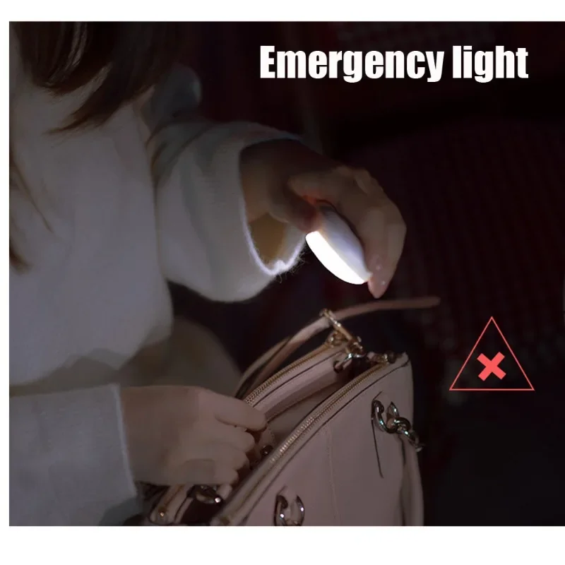 Night Light With PIR Motion Sensor Wireless LED Battery Lamp Protable Magnetic For Bedroom Kitchen Cabinet Lighting