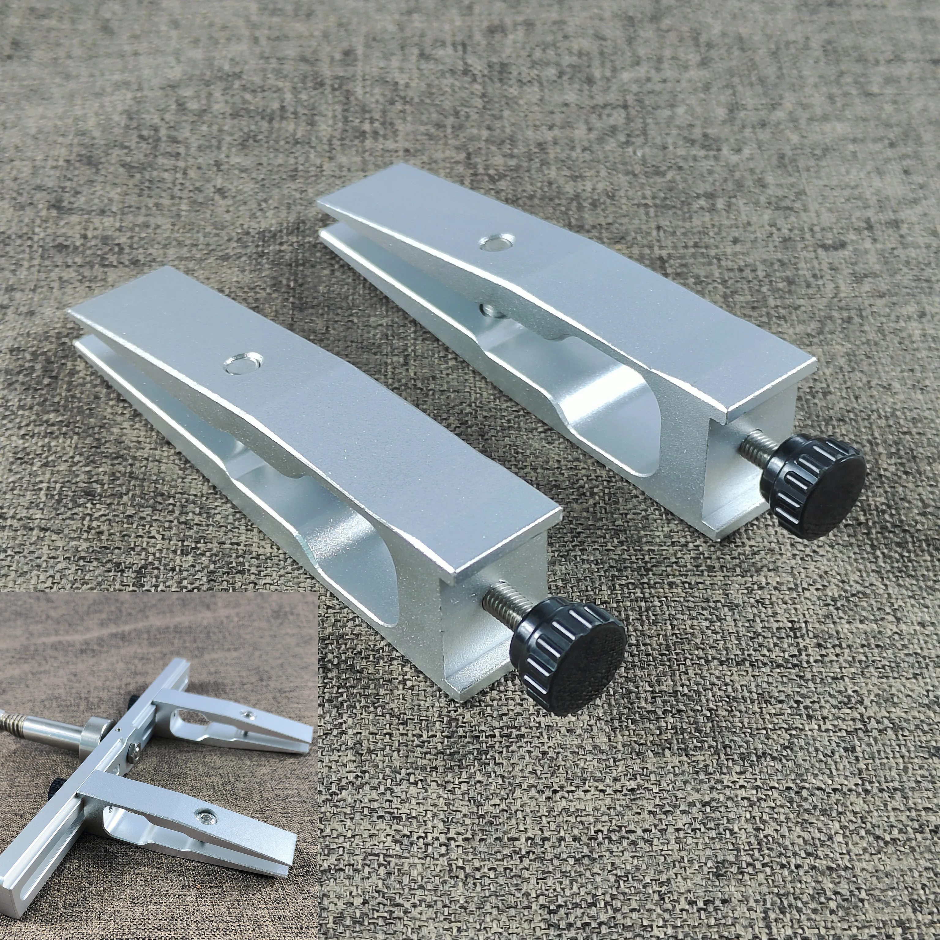 1 pair Knife blade Clamp For Apex Knife Sharpener Aviation aluminum alloy Good elasticity