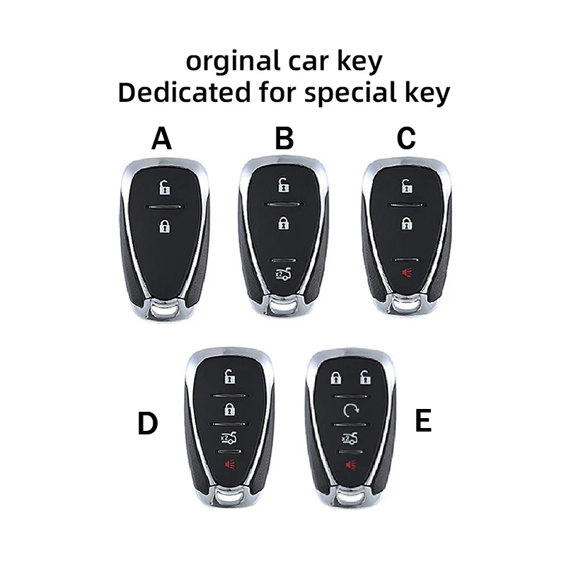 Carbon Car Key Case Key Cover For CHEVROLET Cruze Spark Camaro Volt Bolt Trax Malibu Captiva Equinox Trax Tracker AVEO Lova