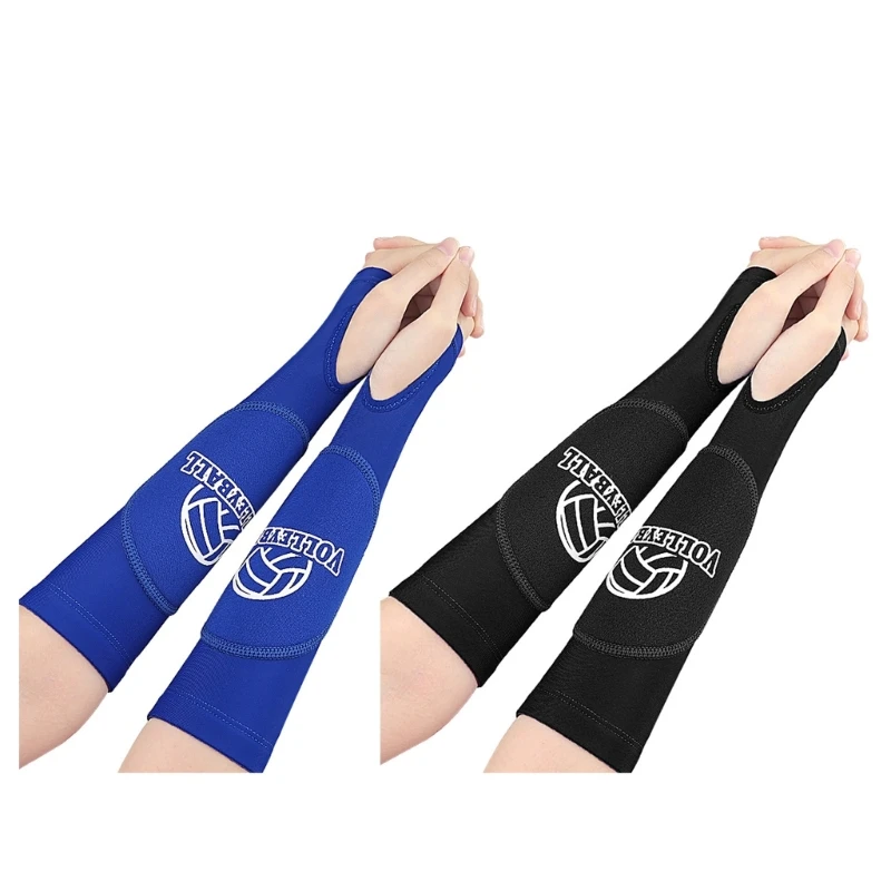 

2Pcs Volleyball Arm Sleeve Passing Hitting Forearm Sleeve Volleyball Training Equipment Wrist Guard with Protections Pad