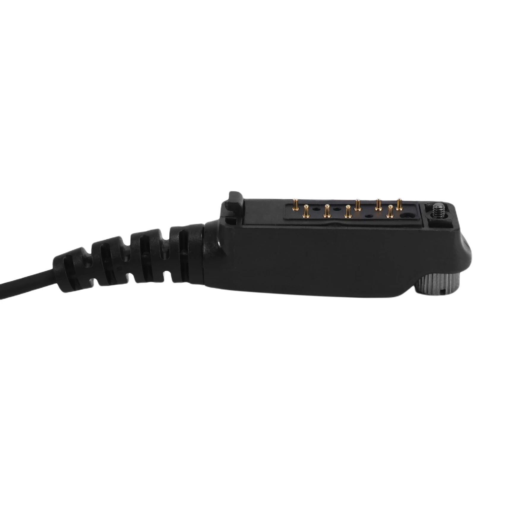 

AYHF 2X PTT MIC G Shape Earpiece Headset For Sepura STP8000 Walkie Talkie Ham Radio Transceiver Handy C1035A