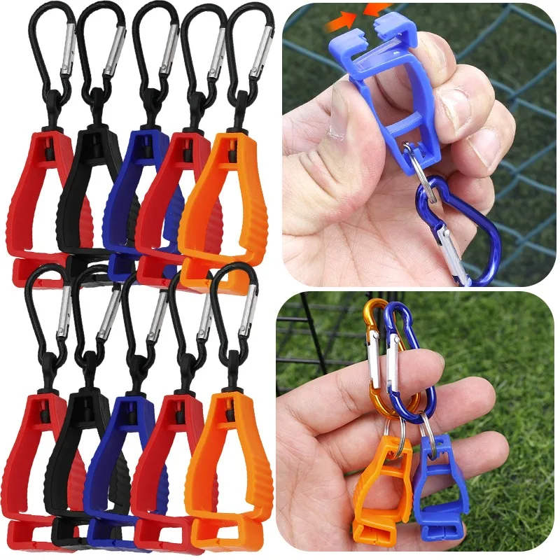 Clips para guantes multifuncionales, hebilla de calabaza, Clip en Z anticaída, hebilla colgante, llavero antipérdida desmontable, Clip para herramientas al aire libre