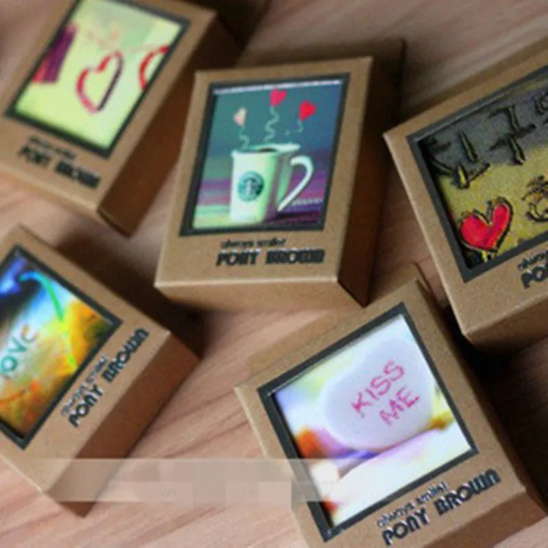 

40 листов/лот, мини-ломо-карта с тематикой любви, Ins Style, мини-открытка, подарочная поздравительная открытка для украшения сообщений