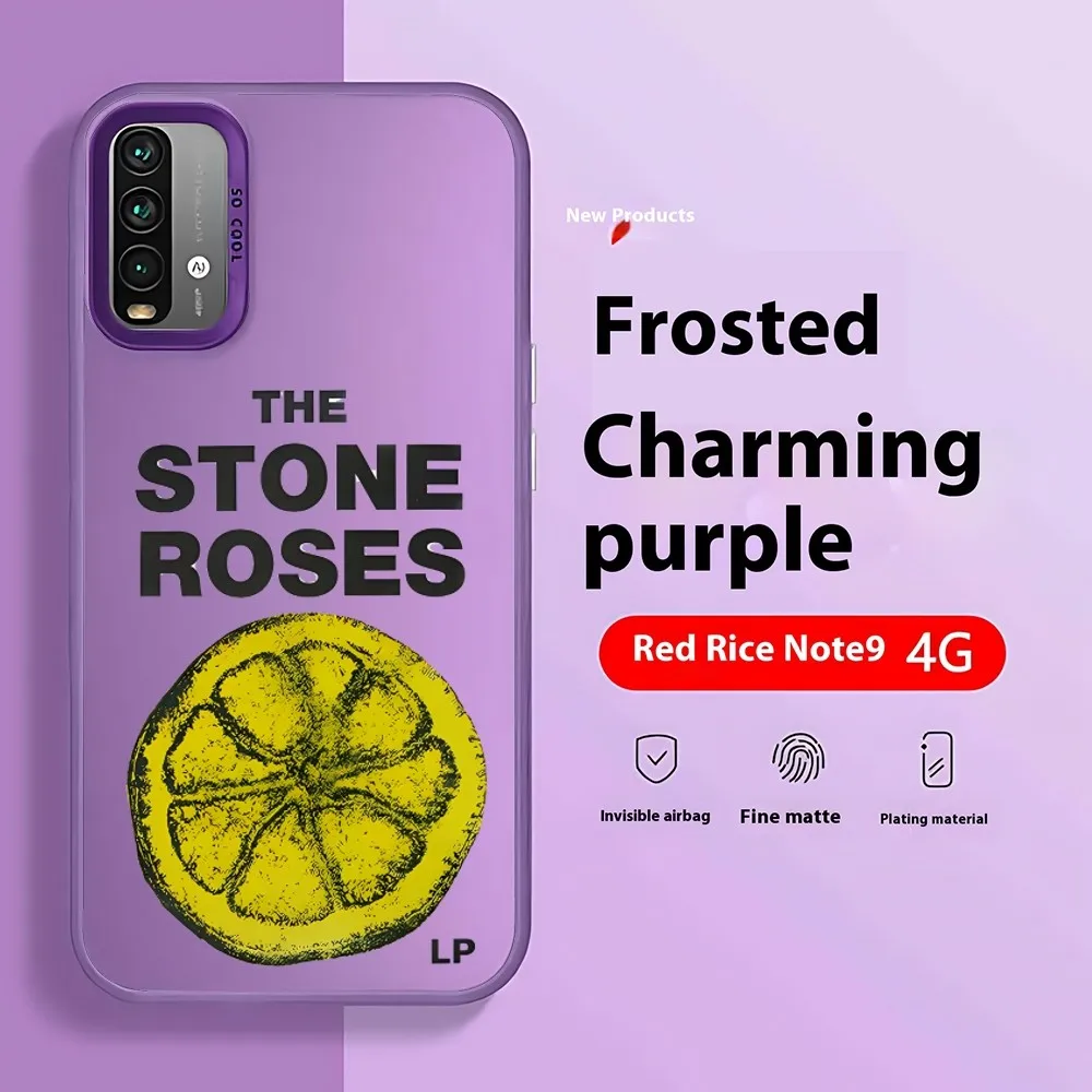 The Stone-R-Roses Phone Case For Xiaomi Redmi Note 12S 11S 10S 9S 9T 10 Pro 11 Pro 9 12 13 Pro 5G 11 Matte Cover