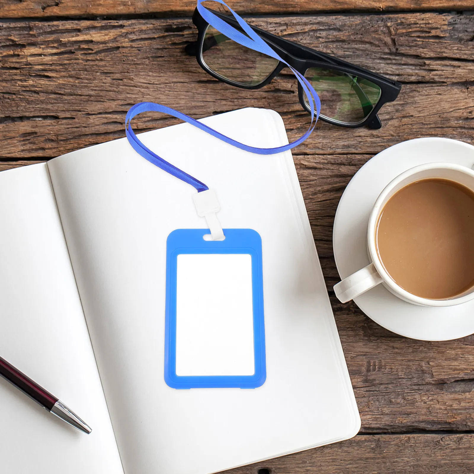 

Набор из 10 многоразовых держателей для рабочих пропусков из АБС-пластика и полиэстера, защитные чехлы для карт с ремешком для использования в офисе