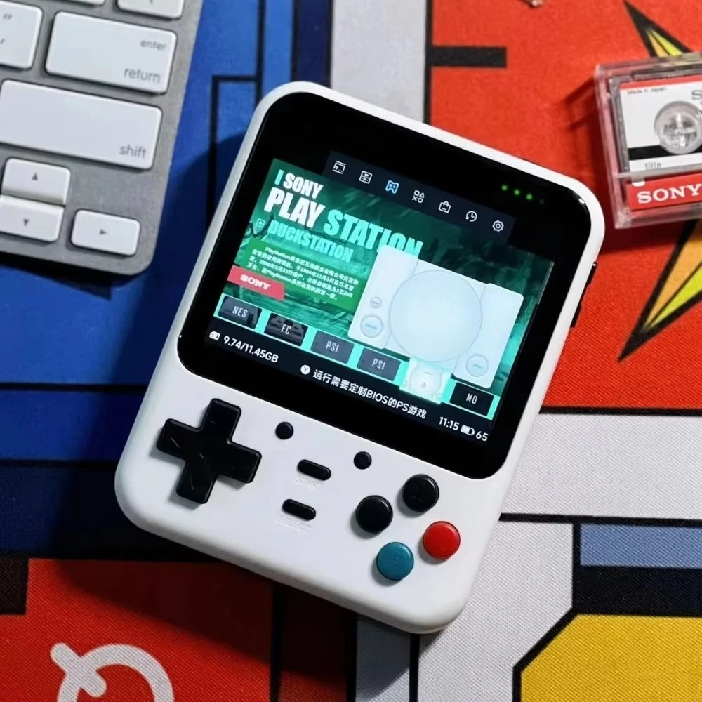 for GKD Miniplus Retro Handheld IPS Screen WiFi Bluetooth Module Arcade Game GBA Customized Open-source Portable Gaming Console