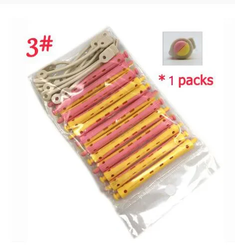 Neue 12-teilige Salon Gummiband Lockenwickler Set Kalte Dauerwelle Stangen Lockenwickler Bars Haarspange Curling Flauschige Wellenförmige Haar Maker Styling DIY