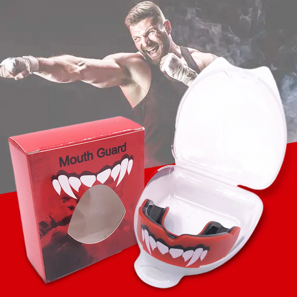 Sports Mouthguard Dual Layer Premium Protection Fighting Training Tooth Protection for Boxing Basketball Lacrosse MMA Wrestling