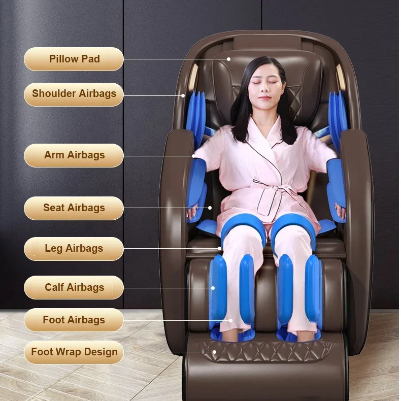 Yienjoy Premium Chair Massage Recliner 3d Gravity Shiatsu Massage Chair 4d With Deep Tissue Massage Techniques
