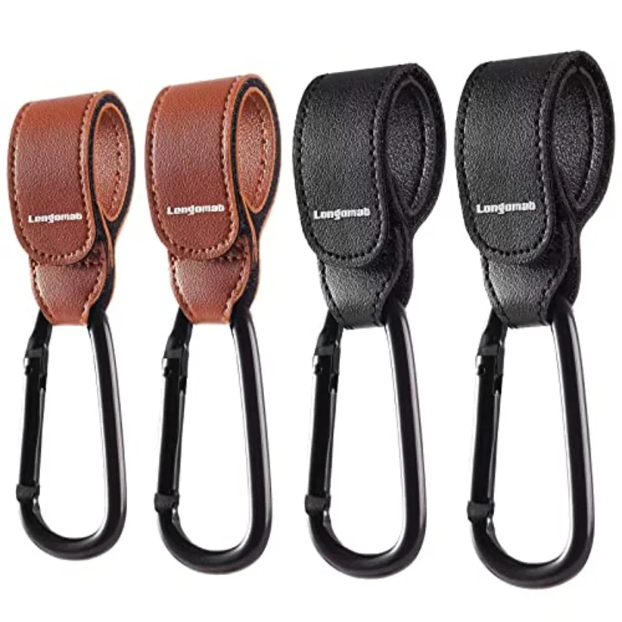 4-Pack Baby Stroller Hooks Clip or Hanging Diaper Bag Universal Hooks Accessories for Stroller and Car or Shopping Cart Made of