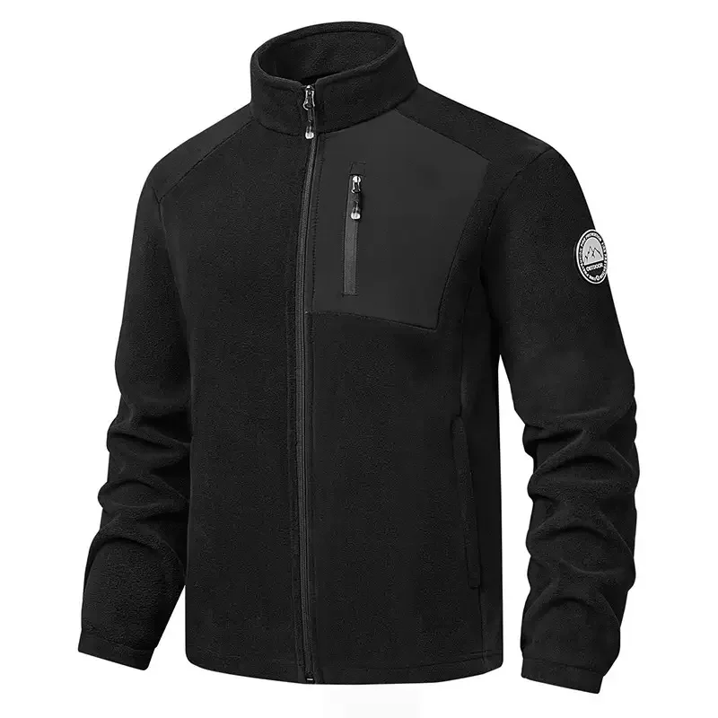 

Autumn and Winter New Fashionable Trendy Outdoor Sports Thick Warm Lamb Fleece Coat Men's Loose Large High Quality Jacket M-3XL