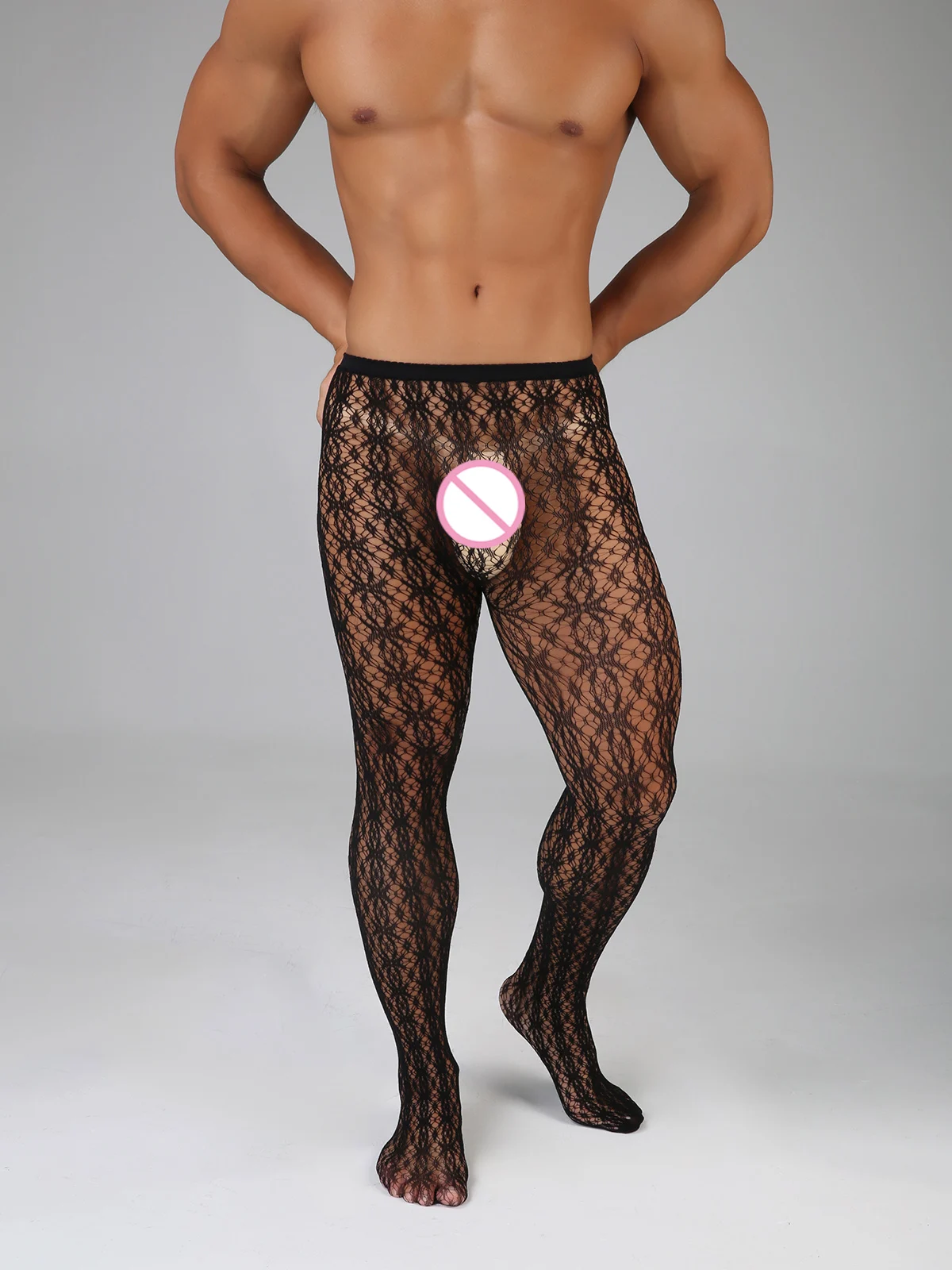 طويل شبكة صيد السمك مثير الرجال الفخذ العليا الجسم جوارب الدانتيل رجل شبكة السمك الجوف خارج جوارب طويلة شبكة النايلون الجوارب الملابس الداخلية انظر من خلال
