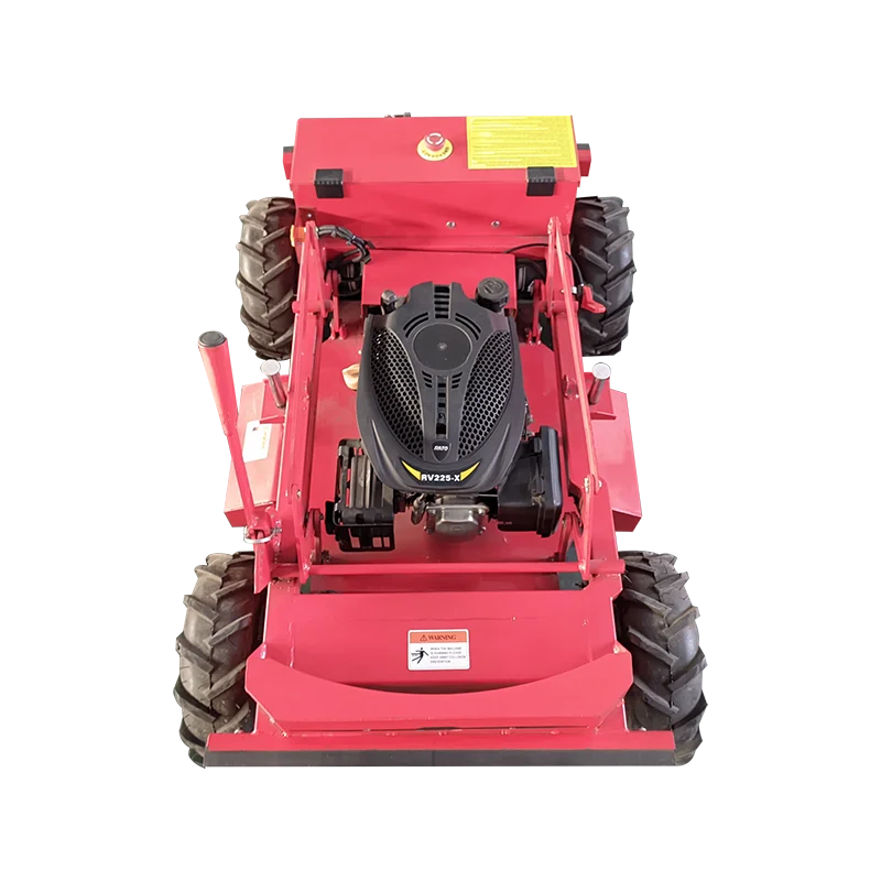 Small multifunctional weeder agricultural harvester weeder fully automatic new remote control crawler mower