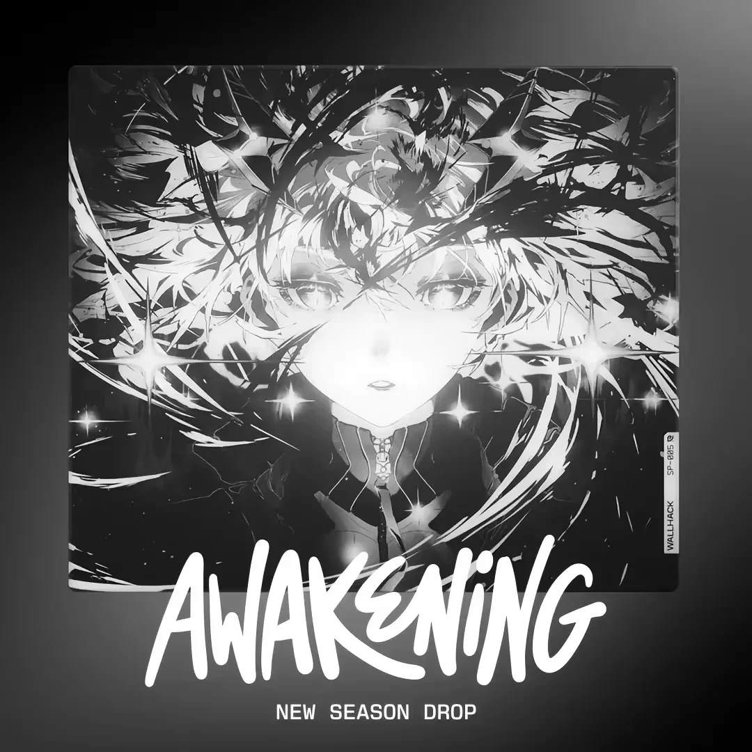 マウス・トラックボール WALLHACK SP-005 AWAKENING SORA Mouse Pad de Vidro Temperado WALLHACK SP-005 Awakening SORA