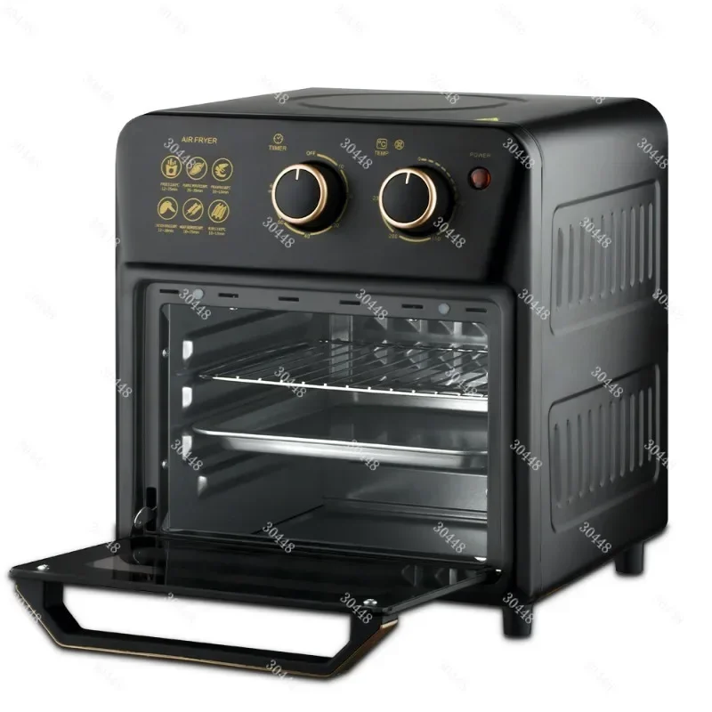 Electric Oven EU Plug 14L Multi-Functional Household Air Fryer Fully Automatic Intelligent Oven Fryer Visual Baking