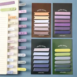 Index Stickers Page Markers Notepad Paper Office School Supplies Flags Tabs Morandi Color Sticky Notes Memo Pads Sticker Paper