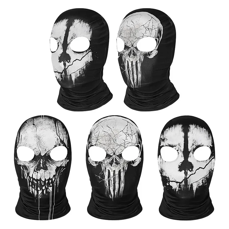 

Motorcycle Rider Balaclava Skull Full Face Mask Cap MTB Bike Motocross Helmet lining Hat Men Women Cycling Headgear Halloween