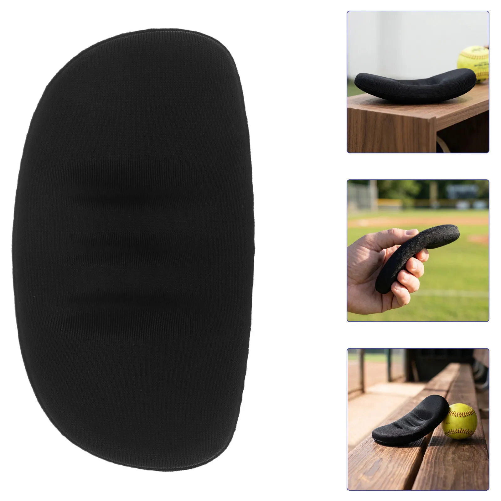 2Pcs Softball Mask Chin Pad Replacement Breathable Mesh Eva Foam Sport Chin Cup Shock Absorbing Cushion for Youth