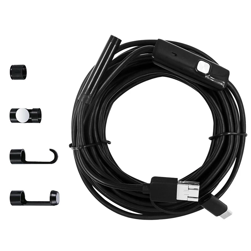 DDCAMERA 1080P USB Endoscoop Inspectiecamera 3 in 1 USB/Micro USB/Type-C Endoscoop Camera Borescope met LED-verlichting