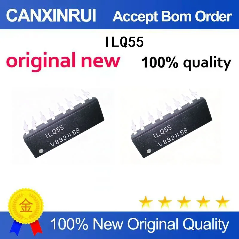 

(5-100 Pieces) Brand new original ILQ55 direct insertion DIP-16 optocoupler isolator photoelectric output