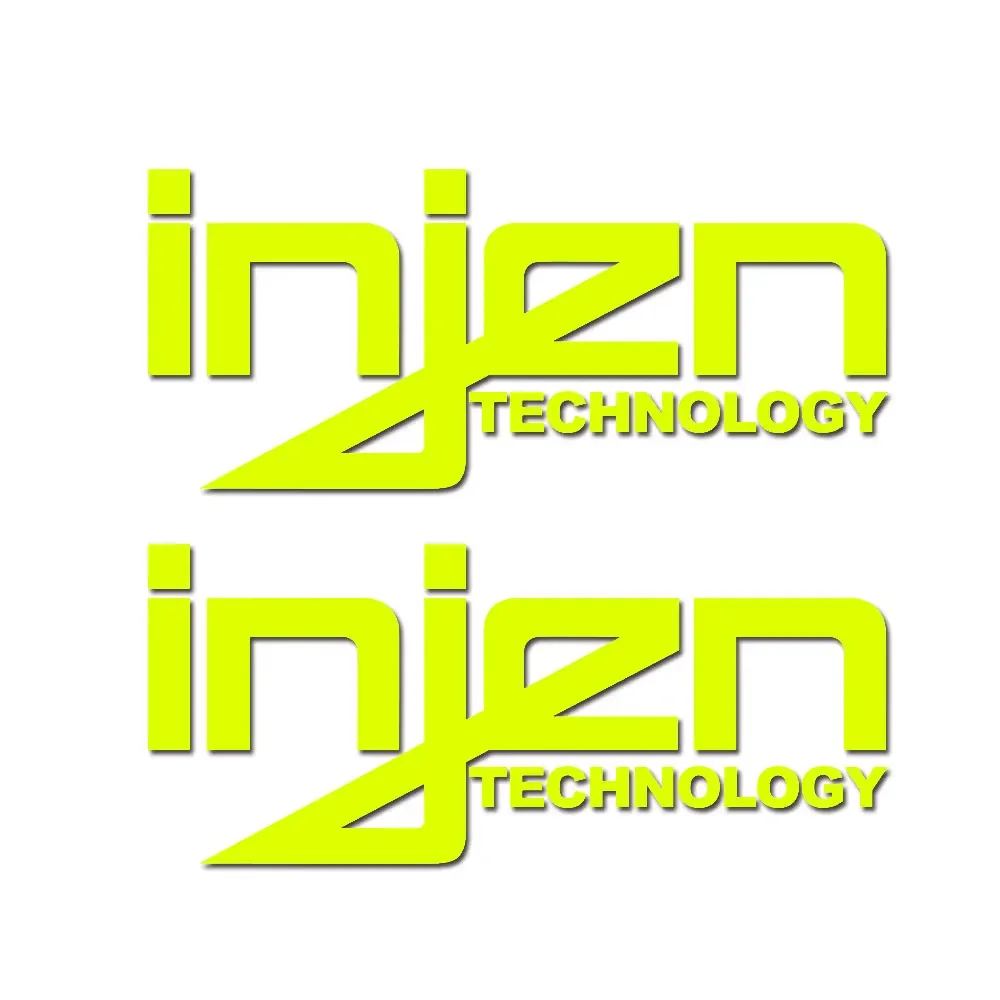 2pcs For INJEN Technology sticker vinyl decal, car window, doors, size 8