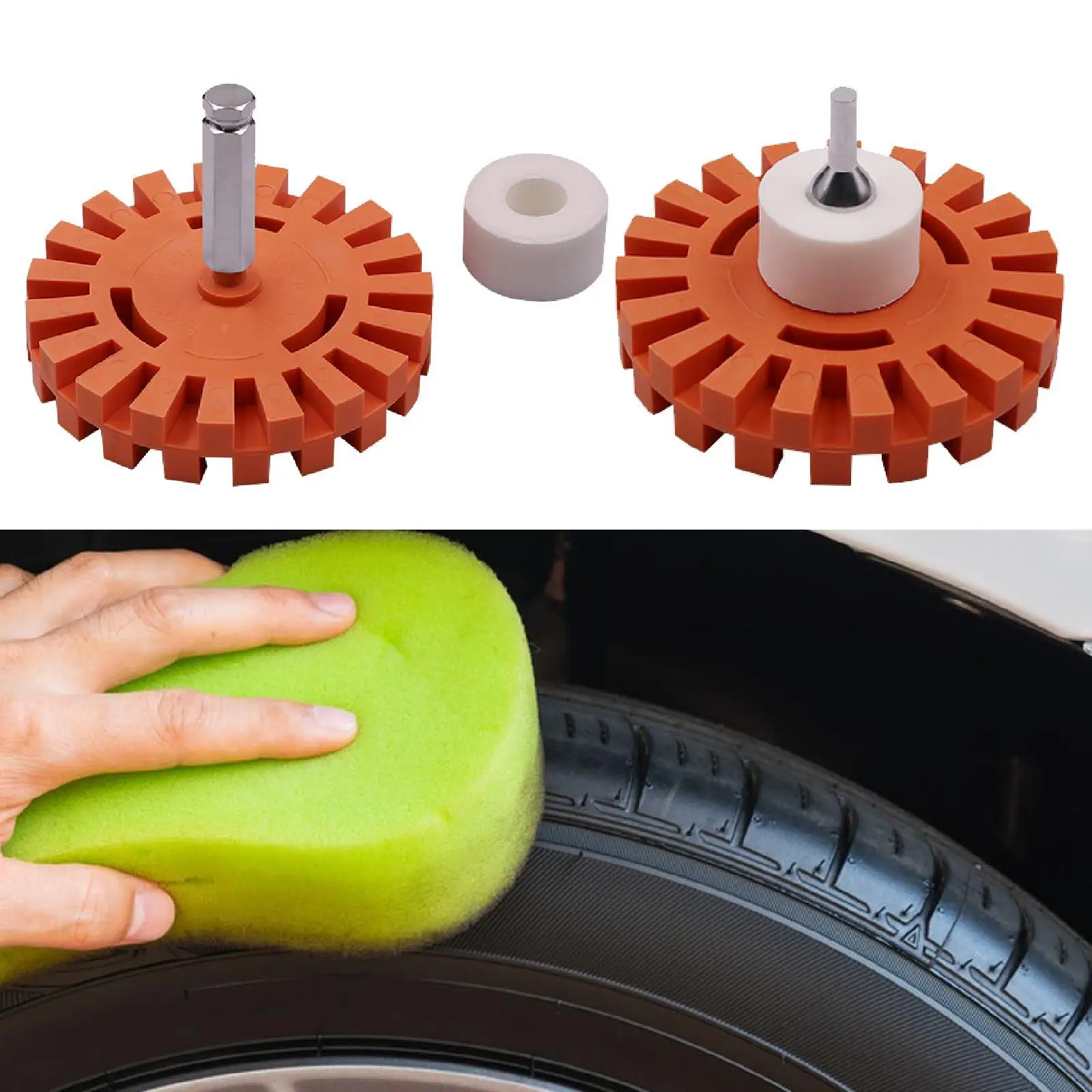 مجموعة عجلات ممحاة مطاطية أداة إزالة لاصقة هوائية ممتازة عالية الأداء لأشرطة ملصقات السيارات بشريط الفينيل