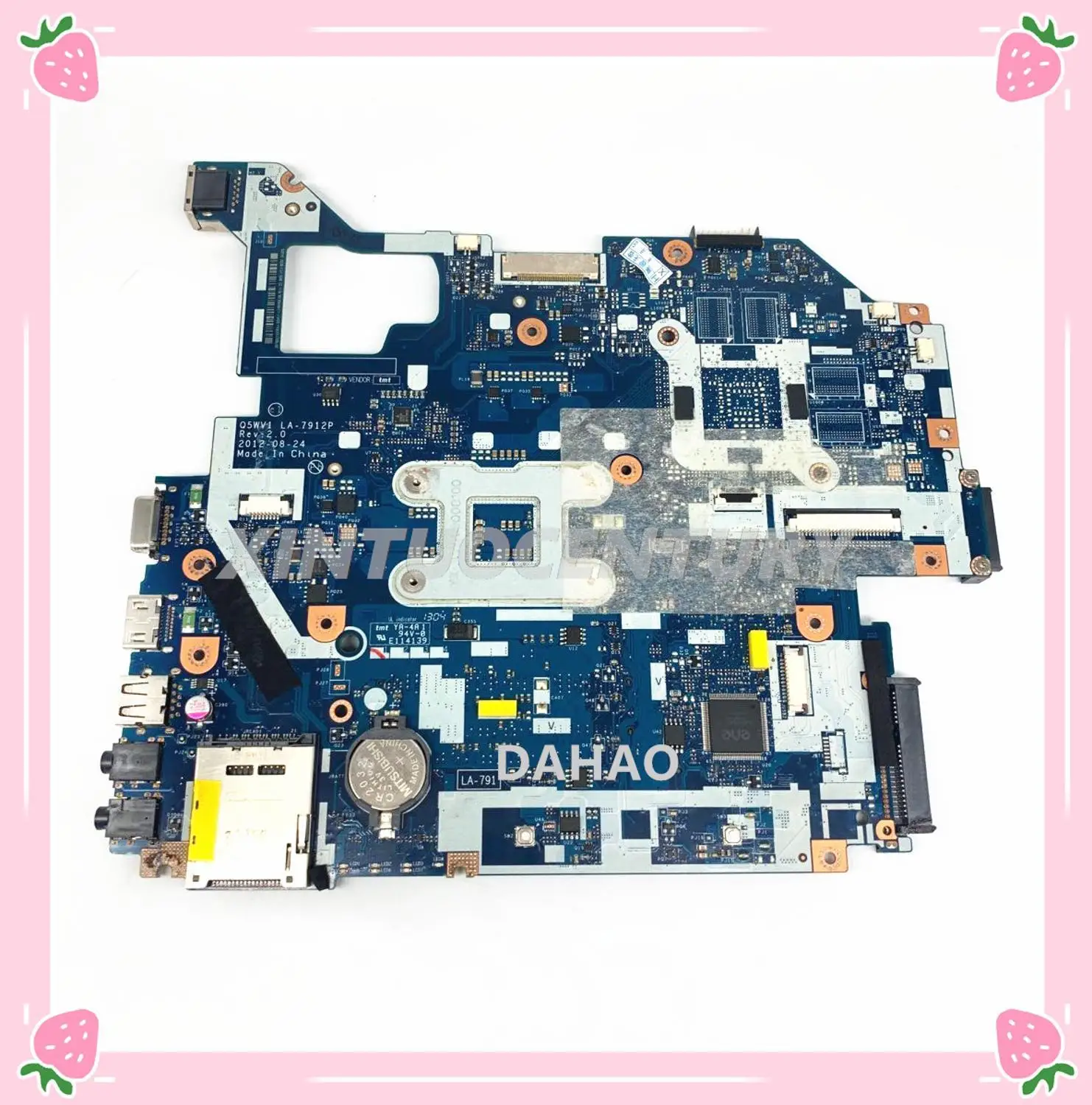 Acer aspire E1-531 E1-571G V3-571G V3-571 노트북 마더 보드 Q5WV1 LA-7912P 함께 SLJ8C HM77 DDR3 지원 i3/i5/i7 100% 테스트