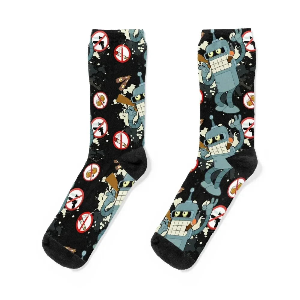 

Bender Socks soccer anti-slip hockey Lots funny sock Socks Men Women's Men's christmas gifts Christmas cute Socks Man Women's