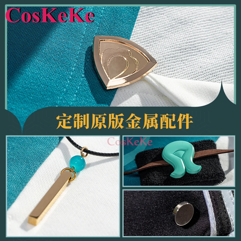 CosKeKe Dan Heng Cosplay Anime Game Honkai: Star Rail Costume Xidi Hongcun Handsome Casual Everyday Wear Role Play Clothing New