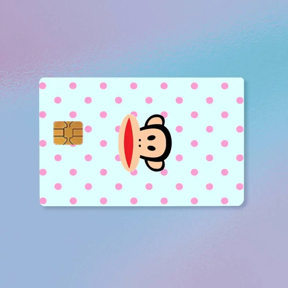 Fashion Logo P-Paul f-Frank  Credit Card HD Stickers Premium matte film effectively prevents fingerprints and daily abrasion.