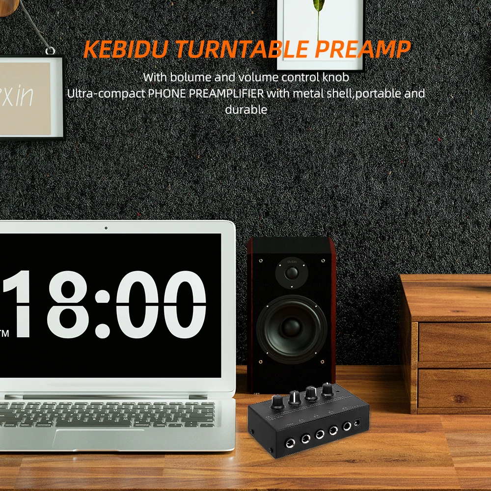 Mini amplificador de auriculares estéreo de 4 canales, distribuidor de auriculares HA400, ultracompacto con adaptador de corriente, adaptador de enchufe UE EE. UU.