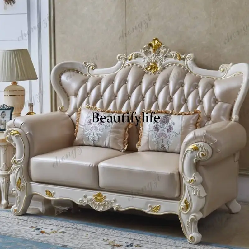 

PPP Beige Puff Living Room Sofas Designer Vintage Two Person Single Living Room Sofas Floor Modern