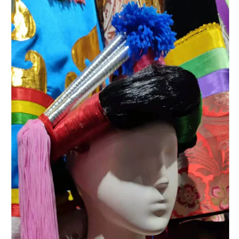 Chinese Xizang Tibetan Hair Accessories Women's Batang Twister Headwear