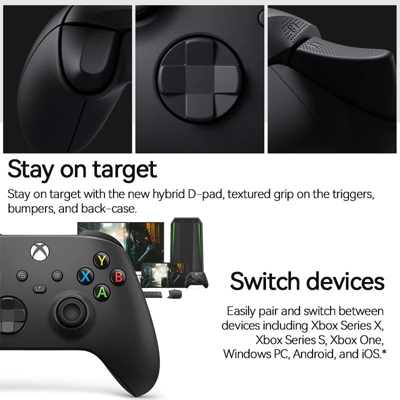وحدة تحكم Microsoft Xbox One اللاسلكية لوحدة تحكم الألعاب Xbox Series X Xbox Series S عصا التحكم Forza Horizon 5 Edition
