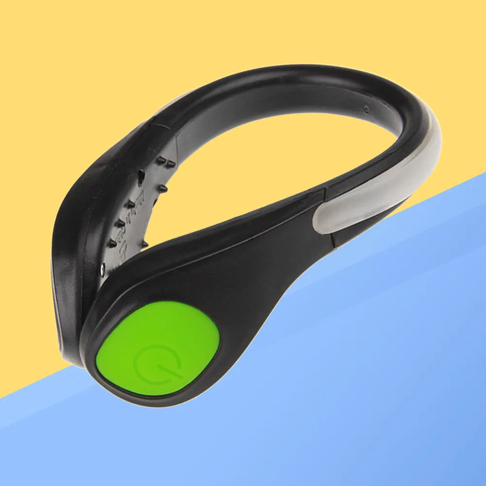 1Pcs LED Shoe Clip Green Light Bright Flash Safety Night Running Gear Jogging Cycling Walking Lamp LED Shoe Clip