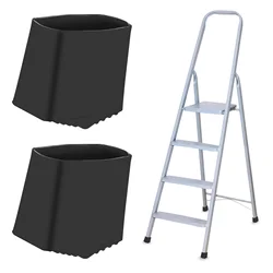 2pcs Folding Telescoping Ladders For Homes Folding Legs For Ladders For Home AntiSlip Foot Rubber Pads Ladders For Home Foot pad