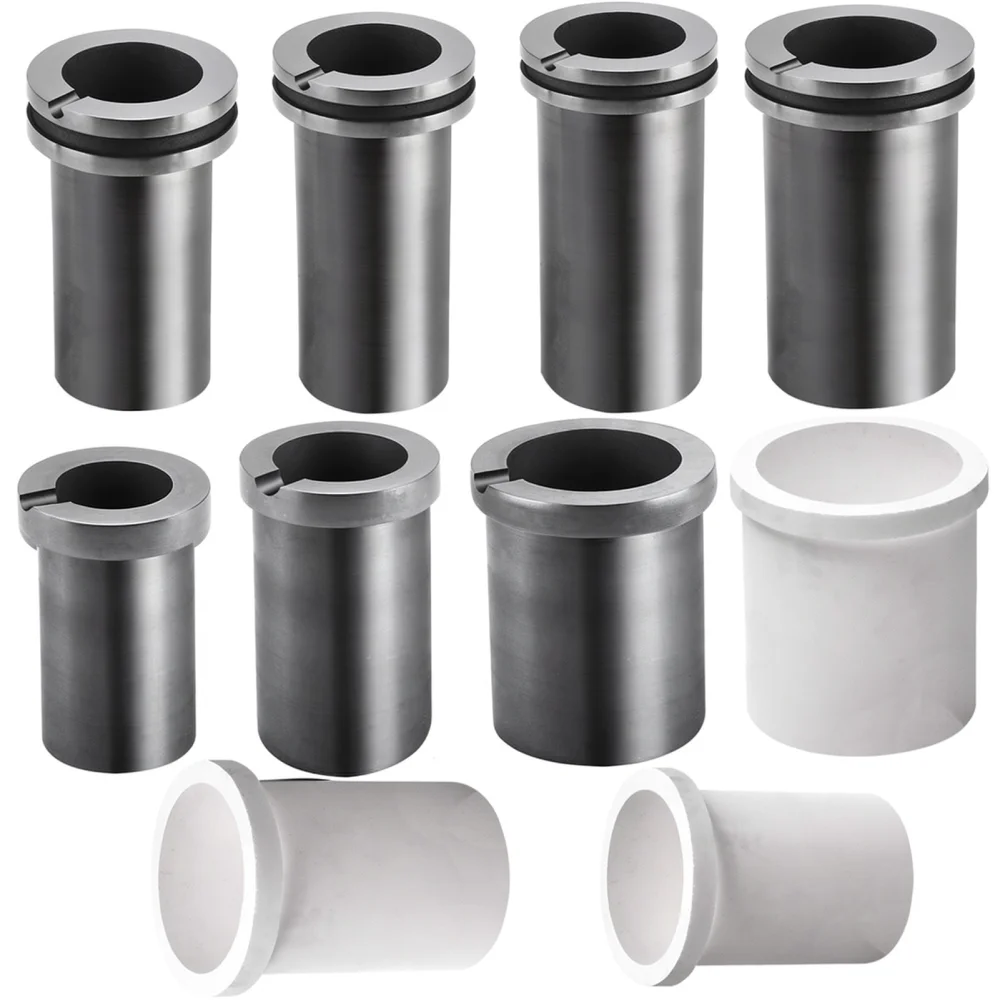 Industrial Graphite Crucible For Metal Melting Furnace Thermal Resistant Smelting Container Laboratory Casting Pot Tool