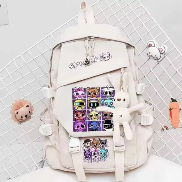 

Школьный рюкзак Sprunki, сумка через плечо большой емкости, косплей, путешествия, студент, подросток, B2039, аниме