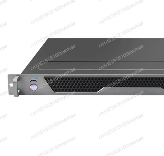 1U Rackmount Chassis: Fits ATX Board, 400mm Depth, Dual-Fan Cooling, w/PSU.
