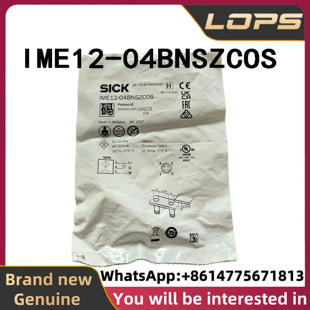IME12-04BNSZCOS Brand new original SICK proximity switch sensor, Order number 1040772, welcome to consult