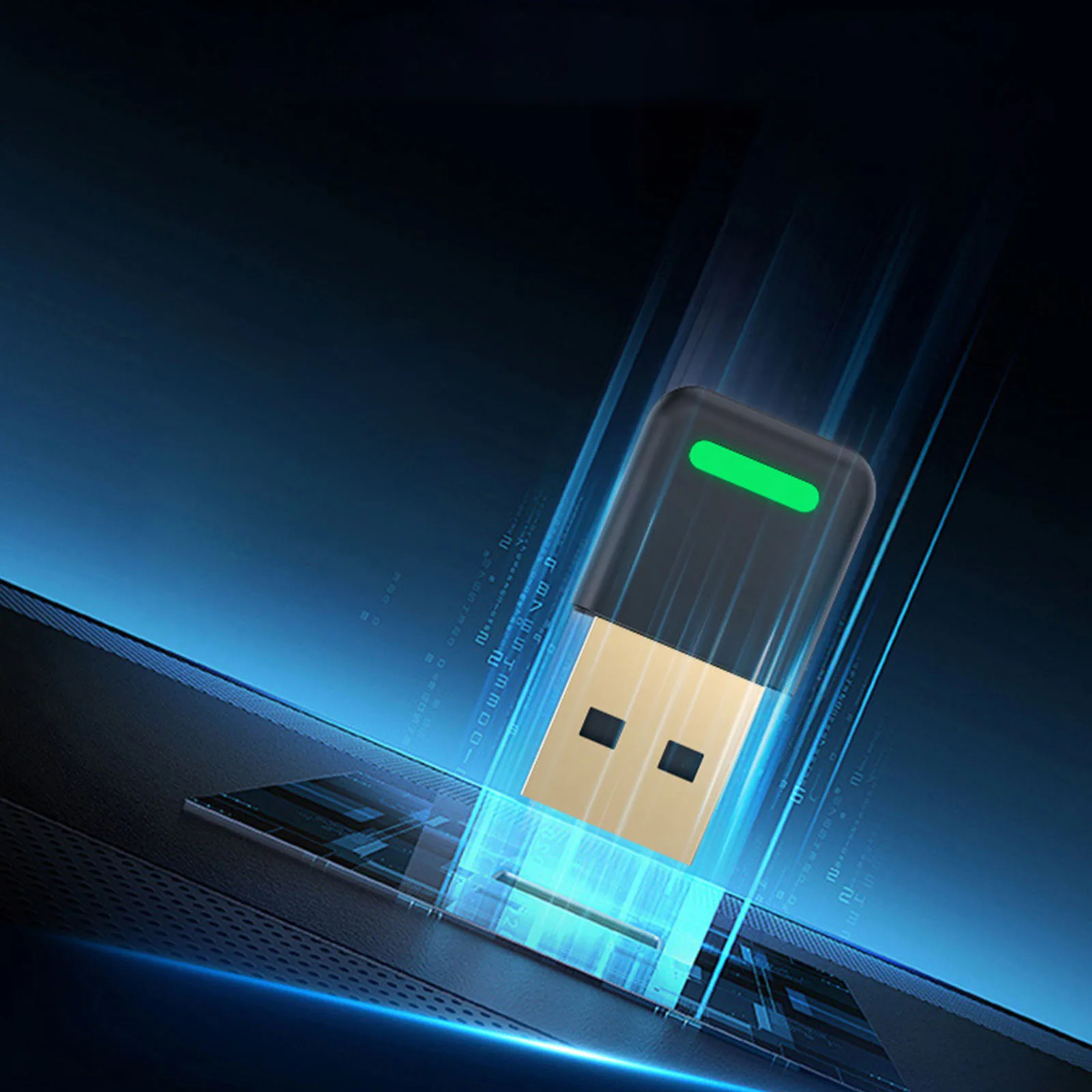 

USB Bluetooth-compatible 6.0 Wireless Audio Adapter Dongle Adapter Receiver & Transmitter for Headset Speaker Keyboard Printers