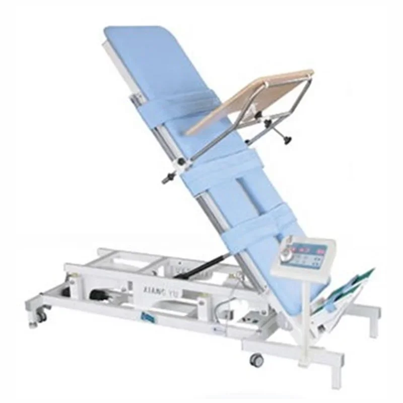 Best Selling Computer Controlled electrical Tilting Table Physiotherapy Treatment Bed Tilt Table