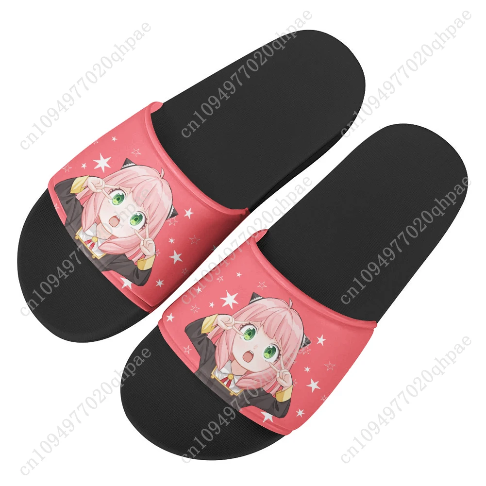SPY×FAMILY Sandals Home Slippers Water Shoes Men Women Teenagers Sandal Bathroom Beach Pool Custom Made Summer Slipper