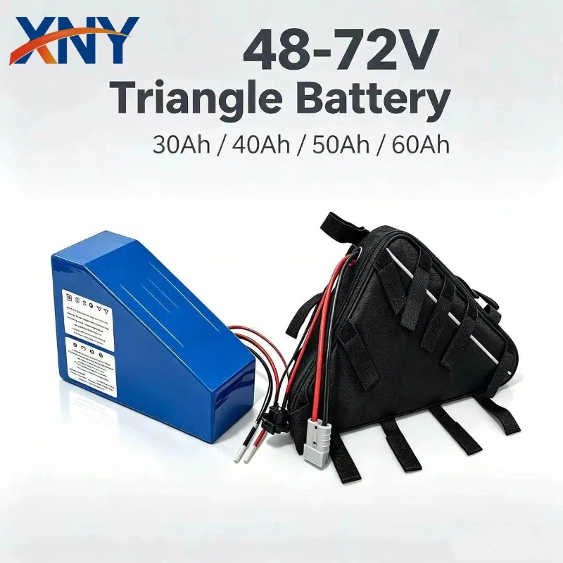 Electric Bicycle 36v 48v 52v 2000w Batteries 30ah 40ah 50ah Batterij E Bike 60V 72V 60Ah 21700 Lithium accu Bafang 3000W Power