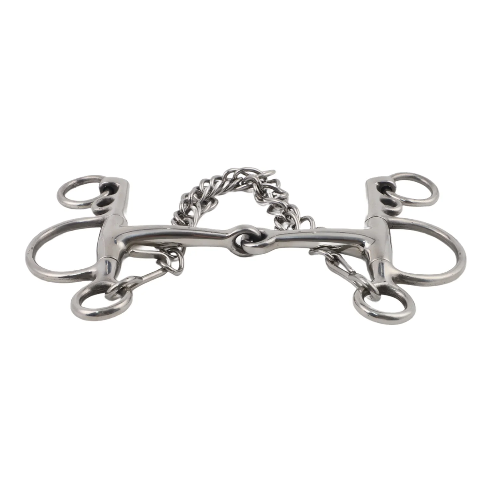 Horse Training Bit Stainless Steel Horse Bit Competitive Performance Rust Resistance Smooth Surfacing For Equestrian Training