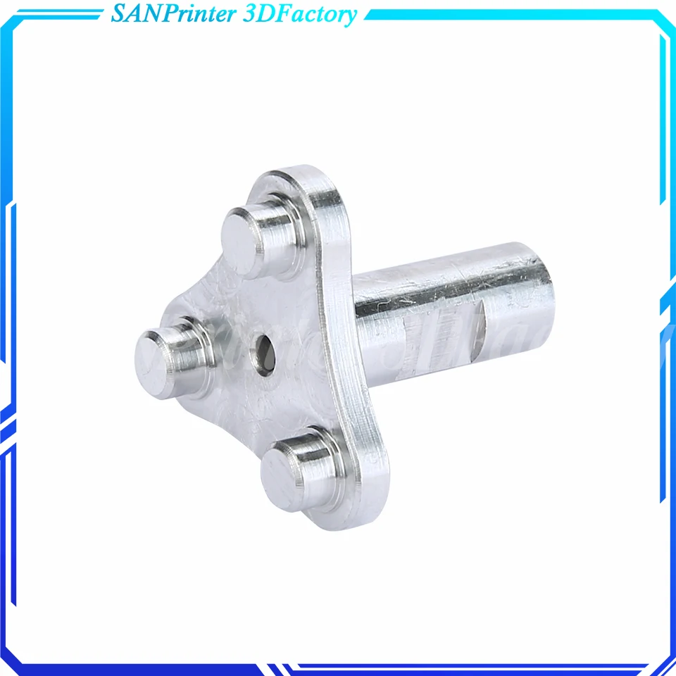 V2.0 V1.5 Dual Drive Direct Extruder Aluminium spider shaft Aluminium spider coupling shaft