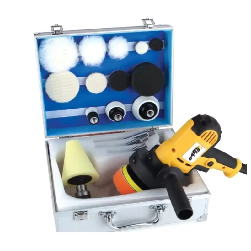 مجموعة أدوات تلميع السيارة الكهربائية الصغيرة الاحترافية بقدرة 680 وات، مجموعة أدوات تلميع جسم السيارة المحمولة باليد #5